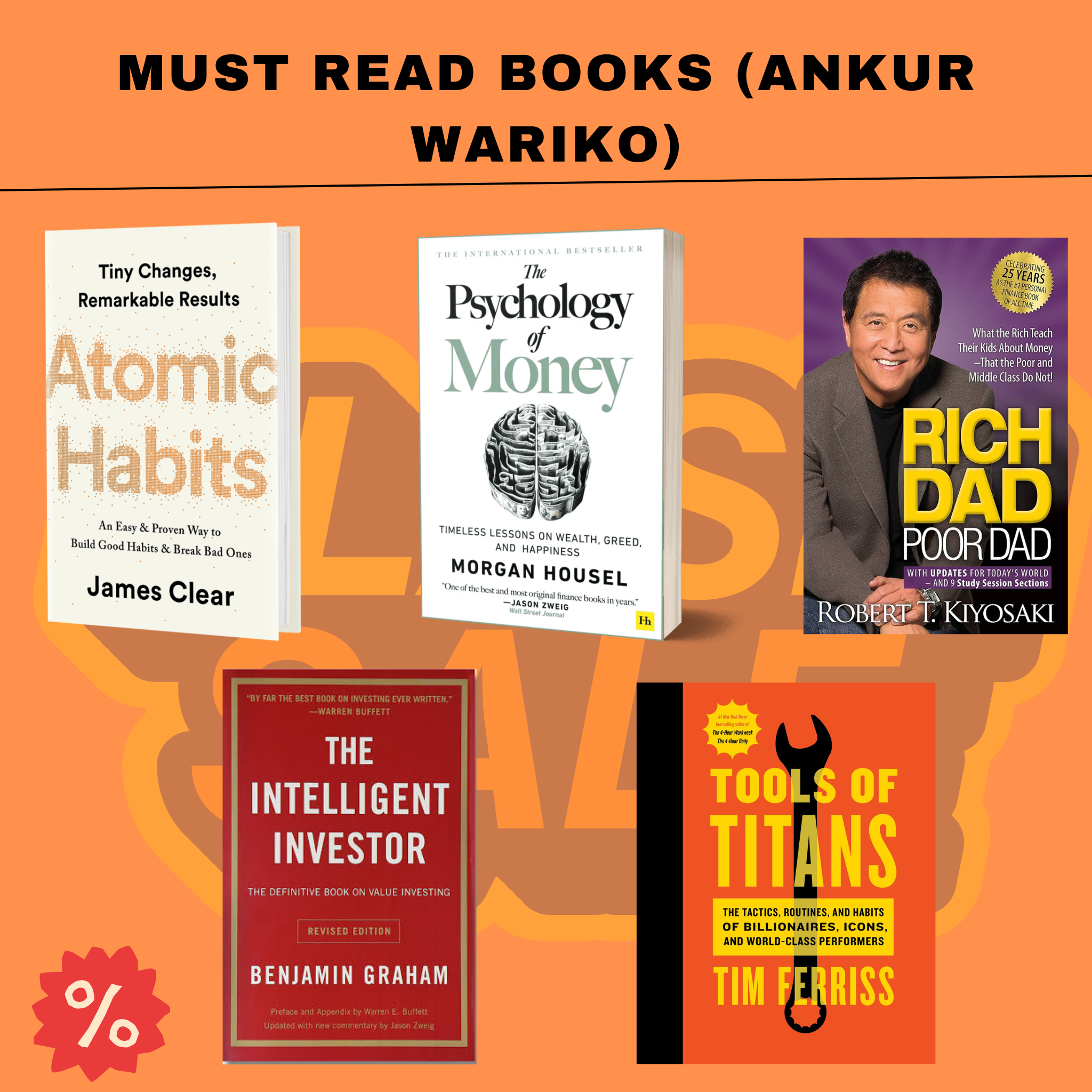 5 Books You Need to Master Your Money (Ankur Warikoo’s Recommendations)