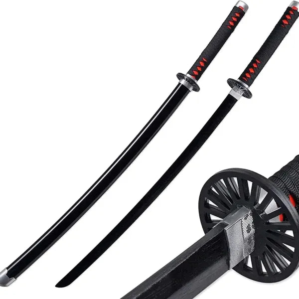 Demon Slayer: Tanjiro Black Wooden Katana 104cm