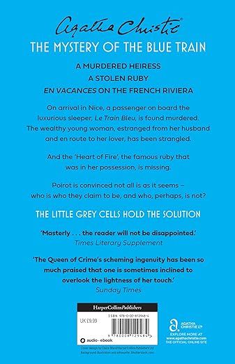 The mystery of blue train by Agatha Christie