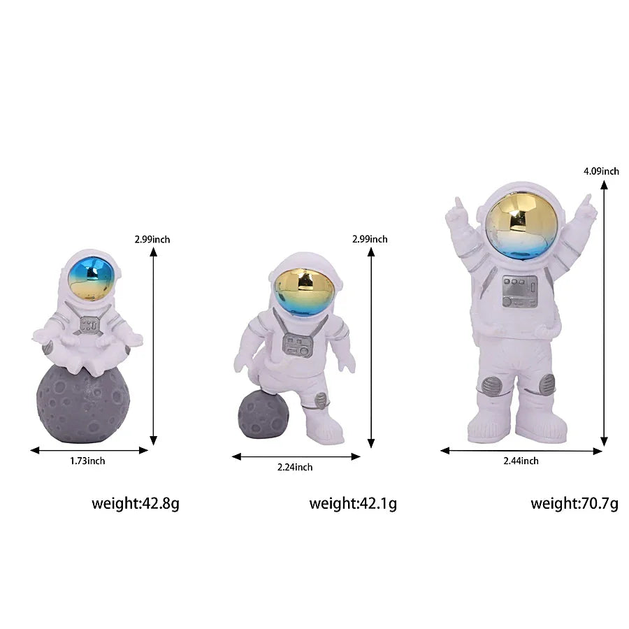 Cute Astronaut 3pcs (5/8/12cm) Set - Action Figure
