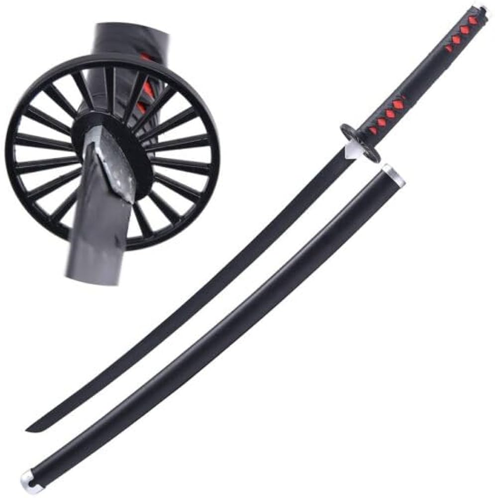 Demon Slayer: Tanjiro Black Wooden Katana 104cm