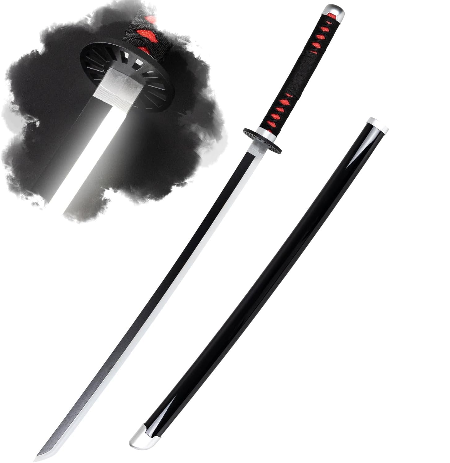 Demon Slayer: Tanjiro Black Wooden Katana 104cm