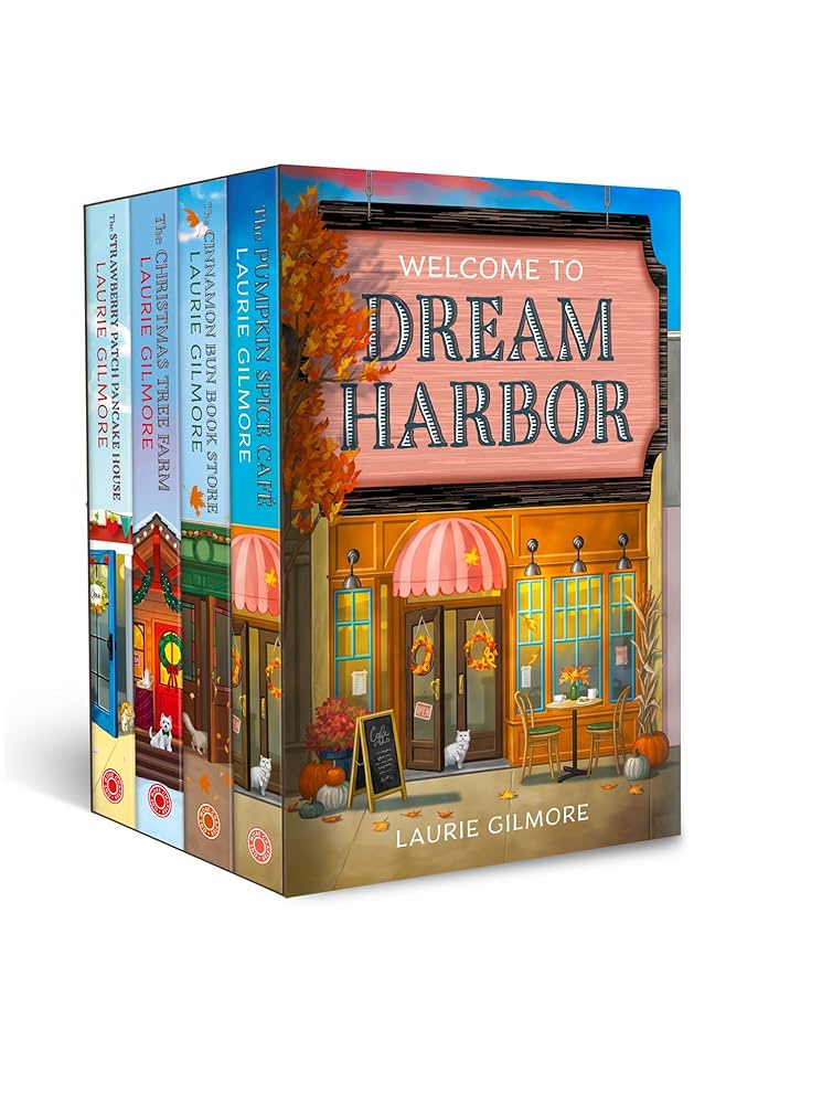 Dream Harbour Series: The Pumpkin Cafe+The Cinnamon Bun Bookstore+The Christmas Tree Farm