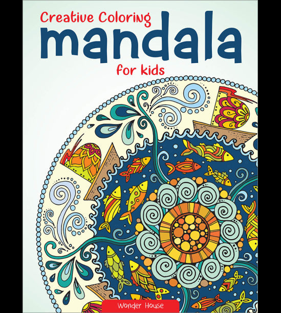 Creative Coloring Mandala For Kids : Coloring Book To Improve Concentration And Relaxation