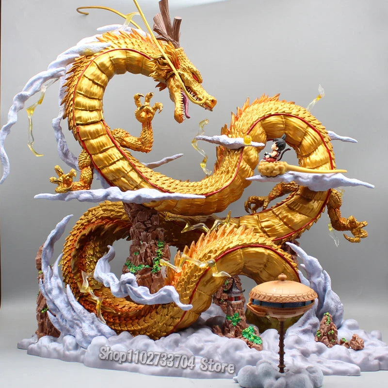 Dragon Ball Z: Golden Shenron 22cm - Premium Action Figure