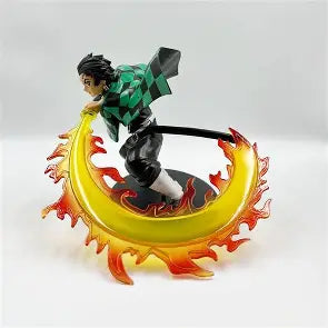 Demon Slayer : Tanjiro Kamado Fire Sword - Action Figure 16cm
