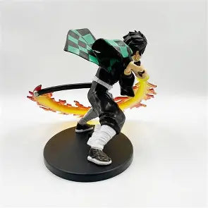 Demon Slayer : Tanjiro Kamado Fire Sword - Action Figure 16cm