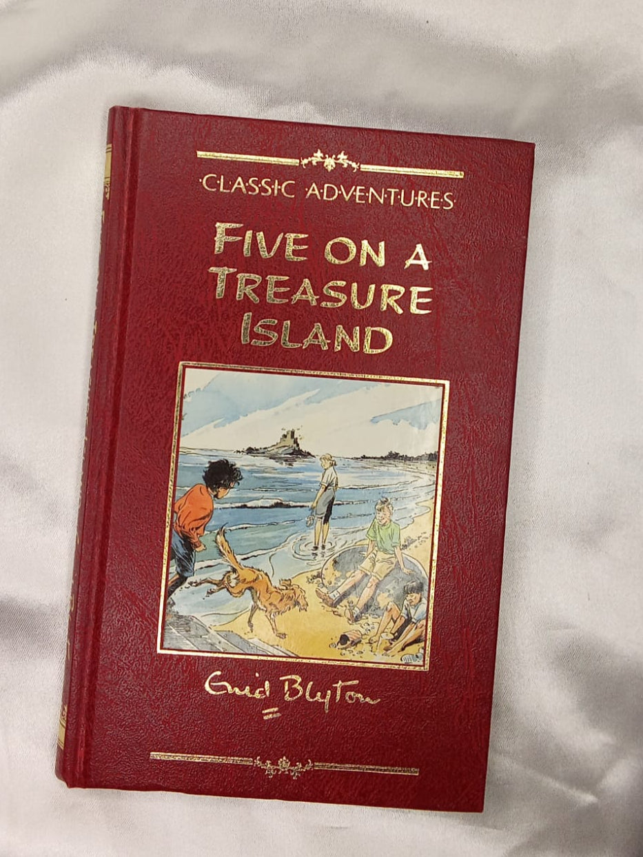 FIVE ON A TEASURE ISLAND - by Emid Blyton (Classic adventures)