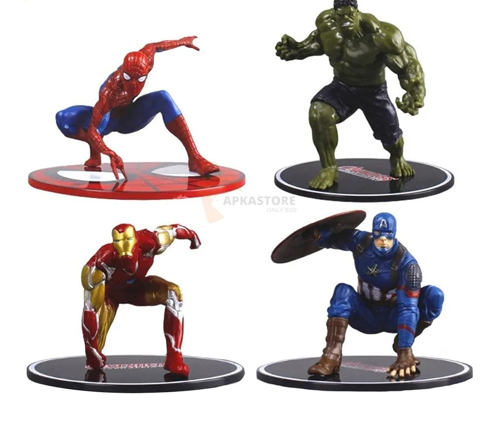 Avengers 4pcs Set 9-13cm Action Figure