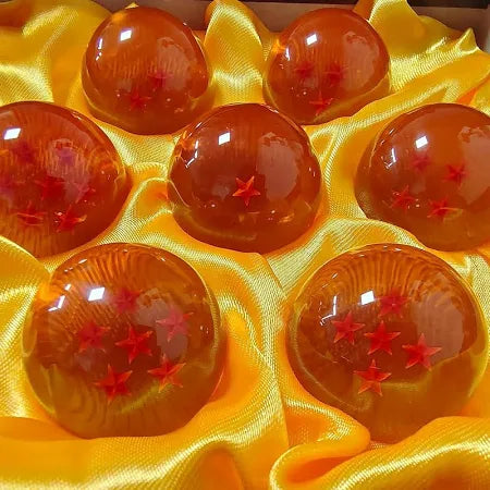 DBZ : 7-Piece Crystal Dragon Ball Set with Gift Box