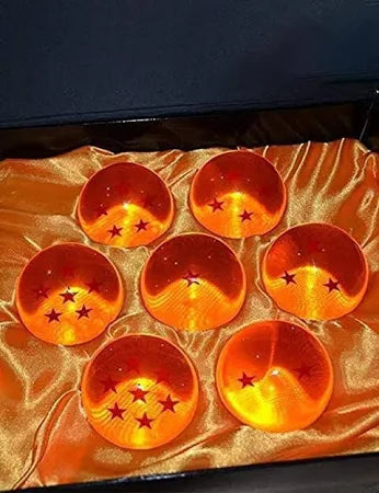 DBZ : 7-Piece Crystal Dragon Ball Set with Gift Box