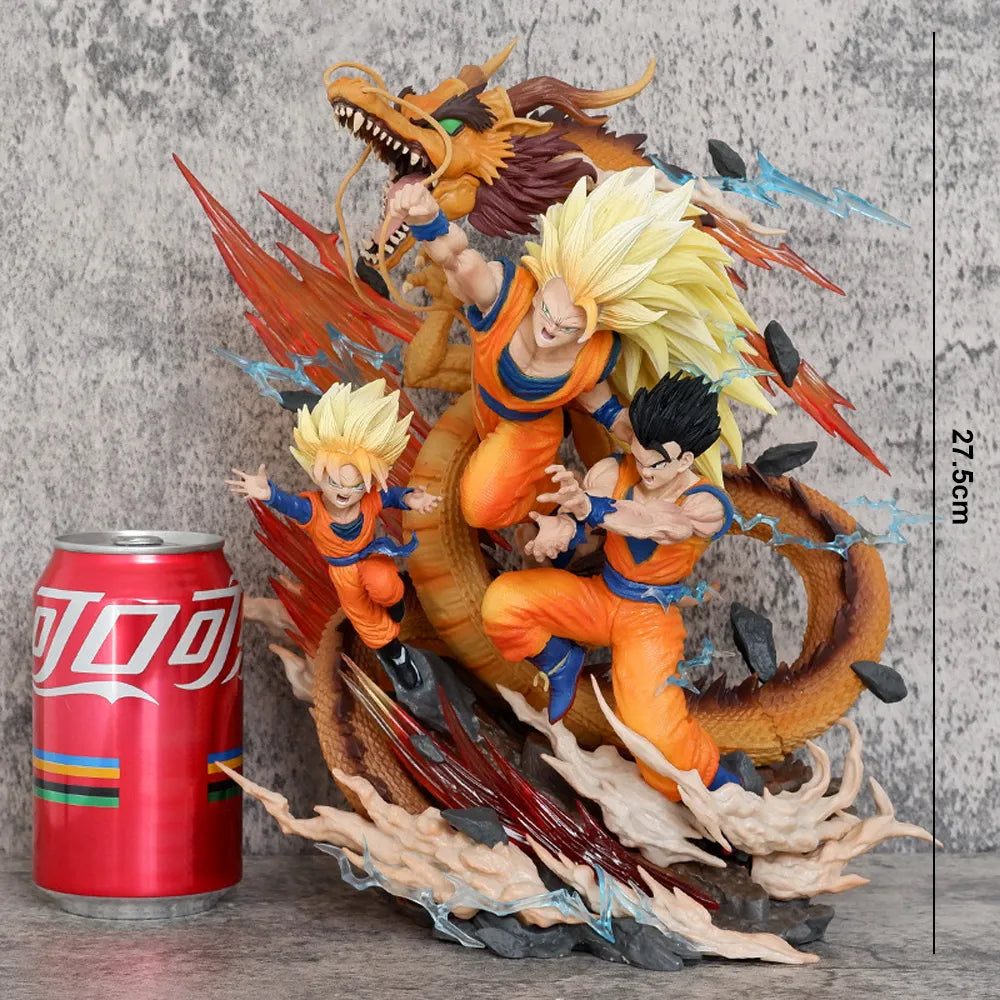 DBZ : Father son trio - 27.5cm Action Figure (Blister+Box)