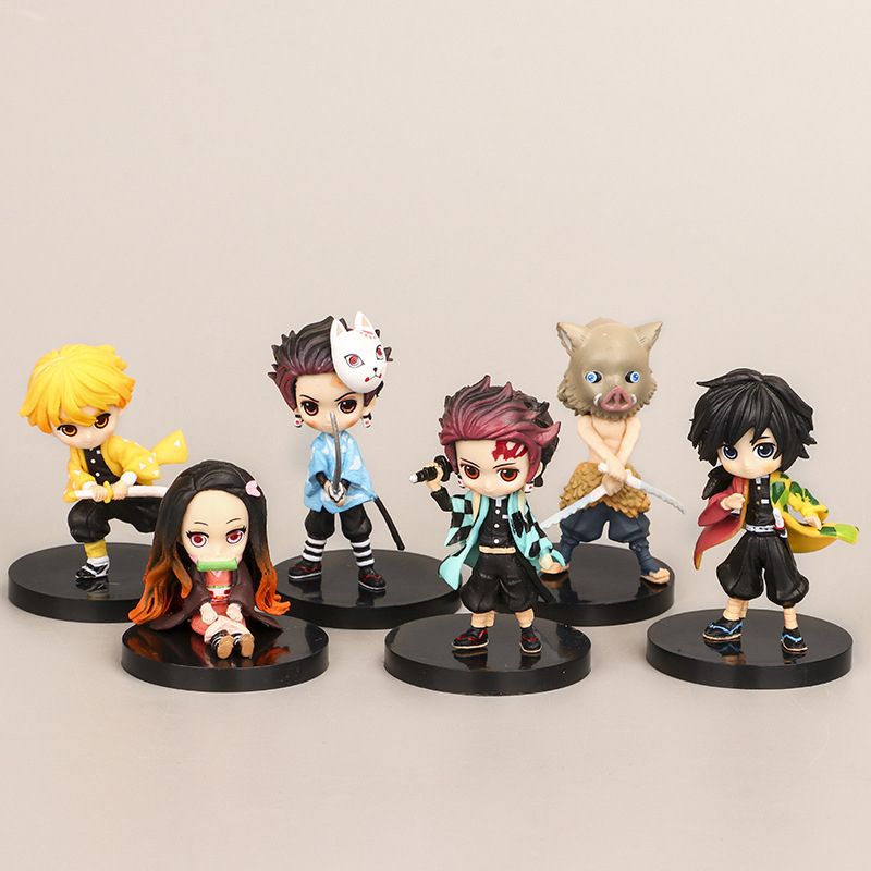 Demon Slayer : Miniature set of 6pcs - Action Figure 6cm