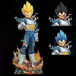 DBZ : Vegeta Super Siyan 3 Heads - 55cm Action Figure
